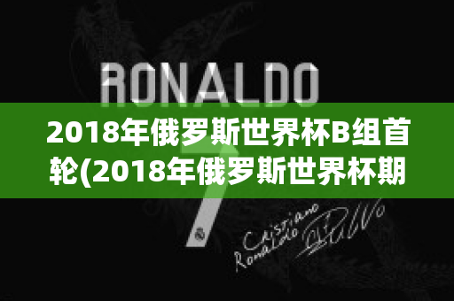 2018年俄罗斯世界杯B组首轮(2018年俄罗斯世界杯期间看比赛的记忆)