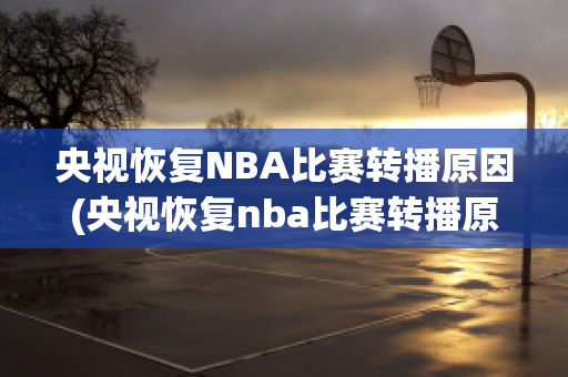 央视恢复NBA比赛转播原因(央视恢复nba比赛转播原因分析)