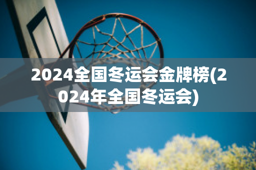 2024全国冬运会金牌榜(2024年全国冬运会)