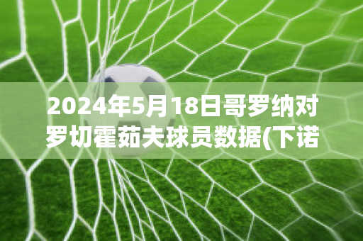 2024年5月18日哥罗纳对罗切霍茹夫球员数据(下诺夫哥罗德vs索契比分预测)