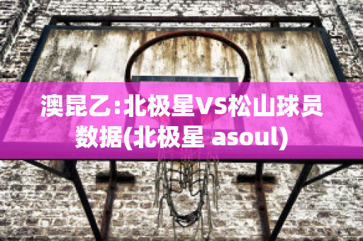 澳昆乙:北极星VS松山球员数据(北极星 asoul)