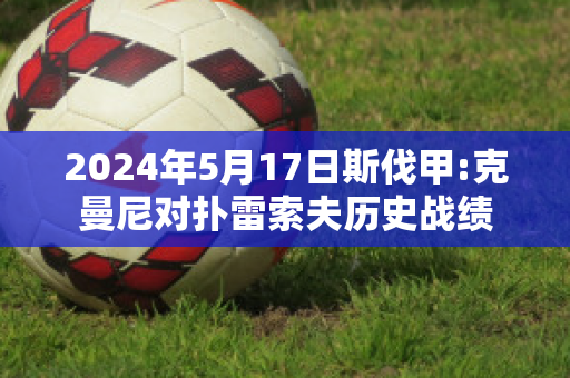 2024年5月17日斯伐甲:克曼尼对扑雷索夫历史战绩