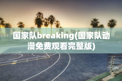 国家队breaking(国家队动漫免费观看完整版)