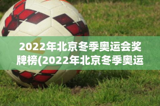 2022年北京冬季奥运会奖牌榜(2022年北京冬季奥运会奖牌榜单)