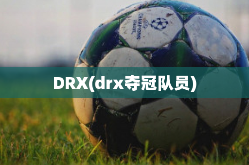 DRX(drx夺冠队员)