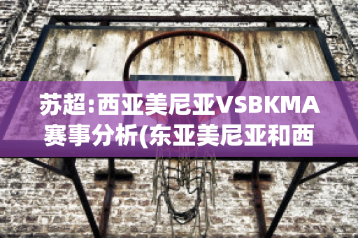 苏超:西亚美尼亚VSBKMA赛事分析(东亚美尼亚和西亚美尼亚)