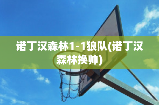 诺丁汉森林1-1狼队(诺丁汉森林换帅)