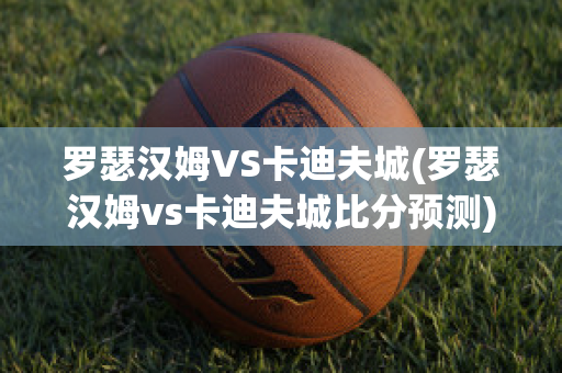 罗瑟汉姆VS卡迪夫城(罗瑟汉姆vs卡迪夫城比分预测)