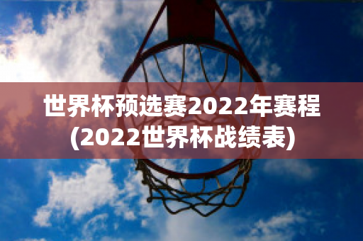 世界杯预选赛2022年赛程(2022世界杯战绩表)