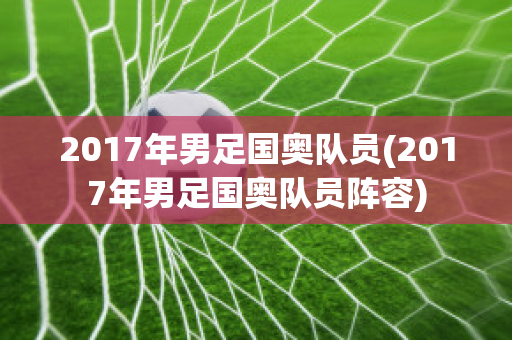 2017年男足国奥队员(2017年男足国奥队员阵容)