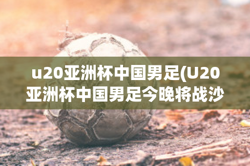 u20亚洲杯中国男足(U20亚洲杯中国男足今晚将战沙特)