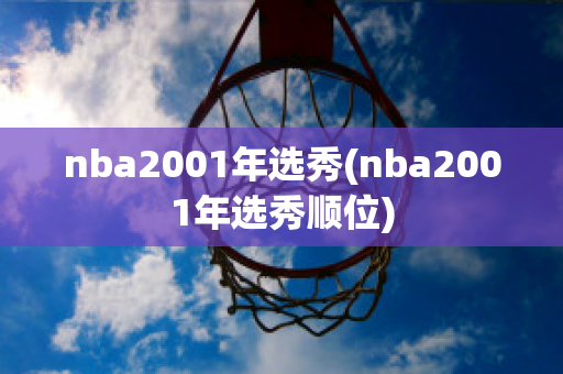 nba2001年选秀(nba2001年选秀顺位)