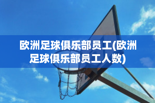 欧洲足球俱乐部员工(欧洲足球俱乐部员工人数)