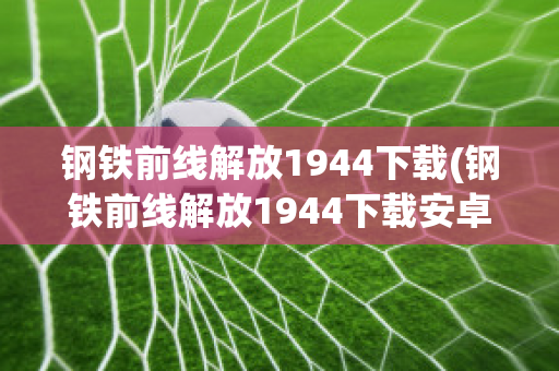 钢铁前线解放1944下载(钢铁前线解放1944下载安卓版)