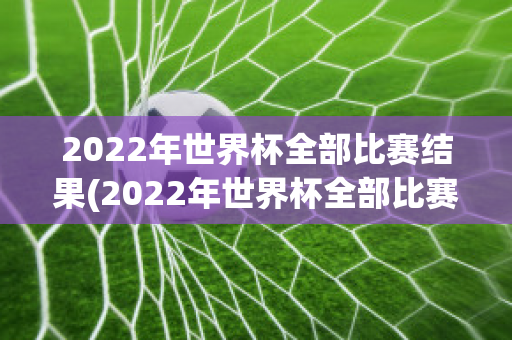 2022年世界杯全部比赛结果(2022年世界杯全部比赛结果如何)