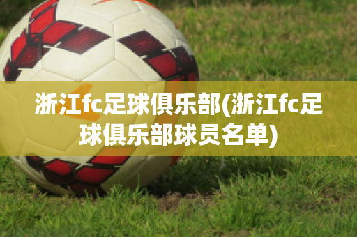 浙江fc足球俱乐部(浙江fc足球俱乐部球员名单)