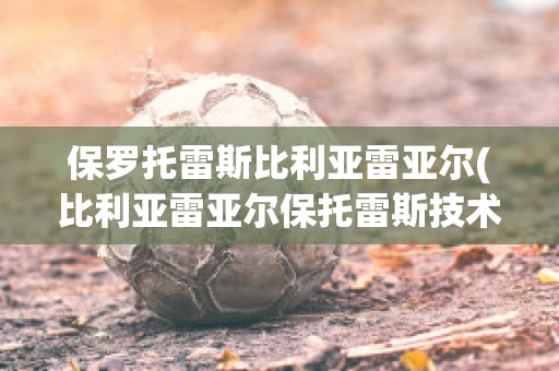 保罗托雷斯比利亚雷亚尔(比利亚雷亚尔保托雷斯技术特点)