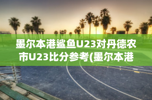 墨尔本港鲨鱼U23对丹德农市U23比分参考(墨尔本港鲨鱼对休姆)